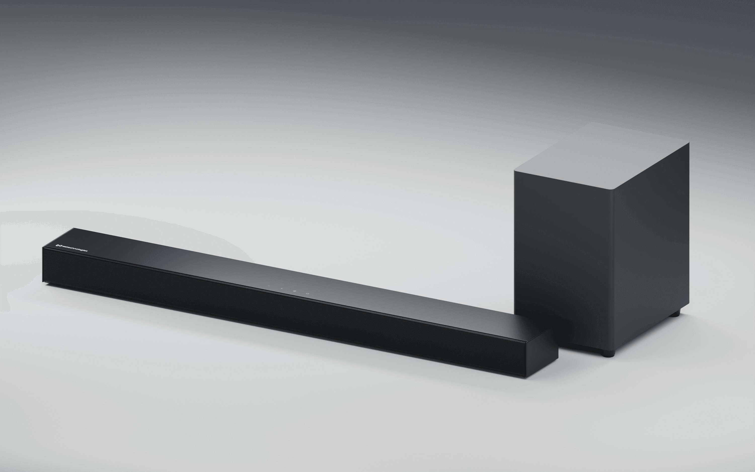 NXBAR 2.1 soundbar and wireless subwoofer